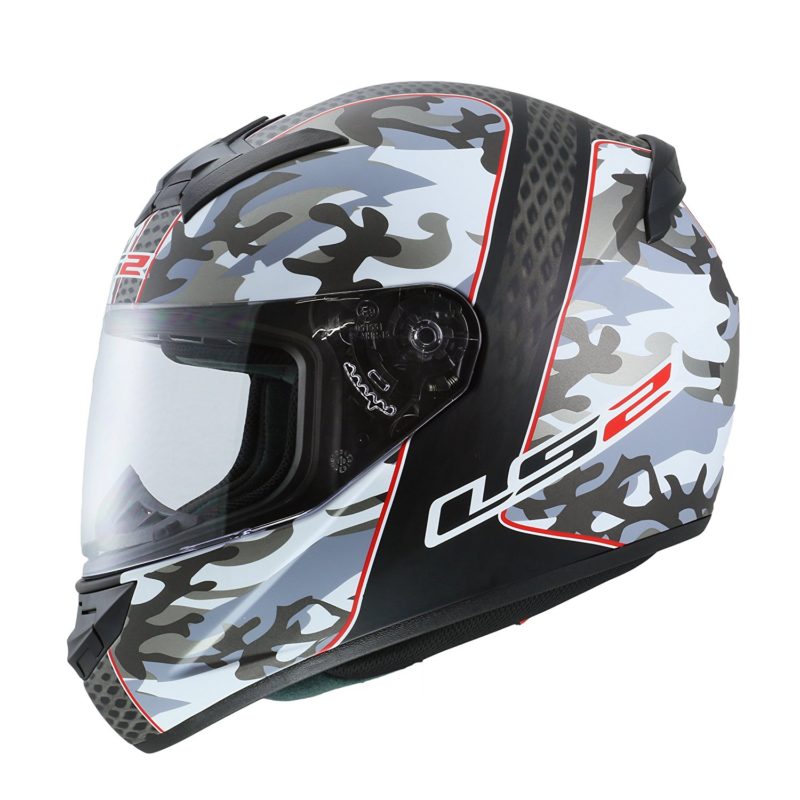 CAMO MATT BLACK RED SIDE