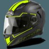 AIROH Movement S Faster Gloss Yellow Full Face Helmet side