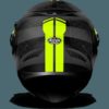 AIROH Movement S Faster Gloss Yellow Full Face Helmet Back