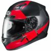 HJC CL 17 Boost MC1SF Matt Black Red Full Face Helmet 1 1