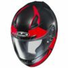 HJC CL 17 Boost MC1SF Matt Black Red Full Face Helmet 2 1