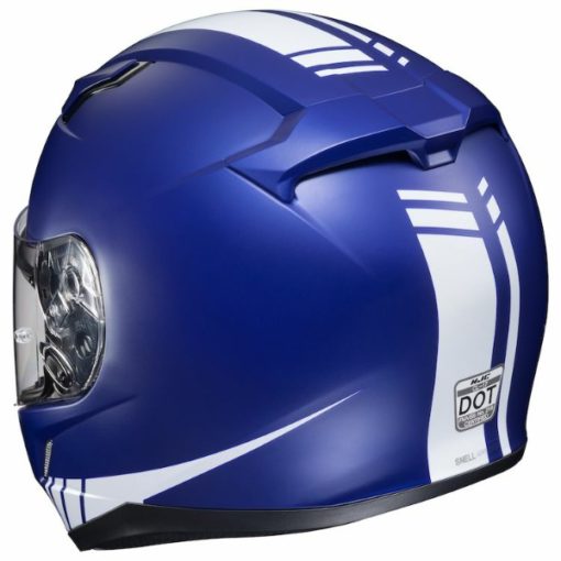 HJC CL 17 Streamline MC2F Matt Blue White Full Face Helmet 2