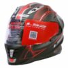 LS2 FF 302 Hyperion Matt Black Red Full Face Helmet