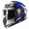 LS2 FF 320 Bang Matt Black Blue Full Face Helmet 1
