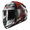 LS2 FF 320 Bang Matt Black Red Full Face Helmet 1