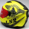 LS2 FF 320 Garage Matt Fluorescent Yellow Full Face Helmet 3