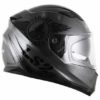 LS2 FF 320 Garage Matt Grey Black Full Face Helmet 1
