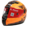 LS2 FF 320 Garage Matt Orange Black Full Face Helmet 3