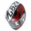 LS2 FF 320 Gloss Cocktail White Red Full Face Helmet 2