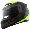 LS2 FF 320 Orbital Matt Black Grey FL Yeallow Full Face Helmet side