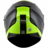 LS2 FF 320 Orbital Matt Black Grey FL Yellow Full Face Helmet back