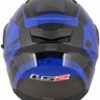 LS2 FF 320 Stinger Gloss Black Blue with Pumps Full Face Helmet 3