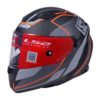 LS2 FF 320 Vantage Matt Black Orange Full Face Helmet 1