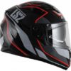 LS2 FF 320 Vantage Matt Black Red Full Face Helmet 1