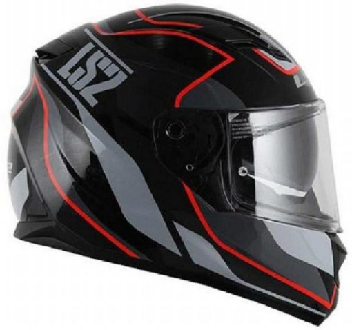 LS2 FF 320 Vantage Matt Black Red Full Face Helmet 1