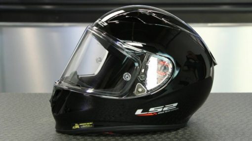 LS2 FF 323 Commet Gloss Black Silver Full Face Helmet 1