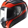 LS2 FF 323 Rush Matt black Red Full Face Helmet 2