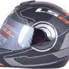 LS2 FF 352 Atmos Matt Black Orange Full Face Helmet 2