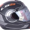 LS2 FF 352 Atmos Matt Black Orange Full Face Helmet 4