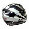 LS2 FF 352 Dyno Matt Black White Full Face Helmet 1