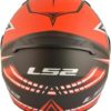 LS2 FF 352 Max Matt Black Red Full Face Helmet 2