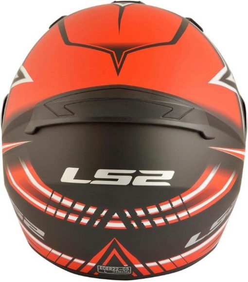 LS2 FF 352 Max Matt Black Red Full Face Helmet 2