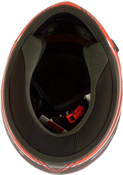 LS2 FF 352 Max Matt Black Red Full Face Helmet 3