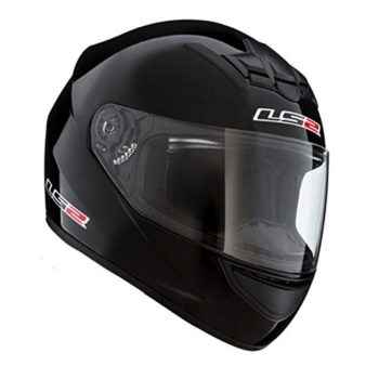 LS2 FF 352 Solid Gloss Black Full Face Helmet