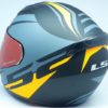 LS2 FF 352 Touring Matt Black Grey Orange Full Face Helmet 2