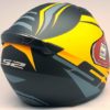 LS2 FF 352 Touring Matt Black Grey Orange Full Face Helmet 3