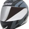 LS2 FF 352 Touring Matt Black Grey White Full Face Helmet 1
