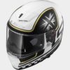 LS2 FF 390 Classic White Black Matt Full Face Helmet 2