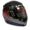 LS2 FF 391 Piston Matt Black Blue Full Face Helmet 1
