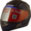 LS2 FF 391 Roller Matt Black Blue Full Face Helmet 3