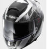 LS2 FF 397 Vector Matt White Black Silver Full Face Helmet 2