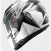 LS2 FF 397 Vector Matt White Black Silver Full Face Helmet 3