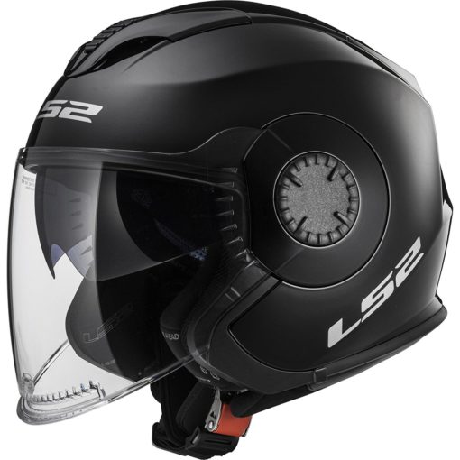LS2 OF 570 Solid Matt Black Open Face helmet