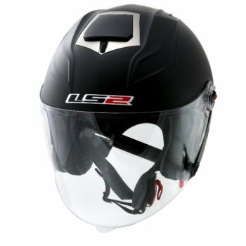 LS2 OF 578 Matt Black Open Face Helmet