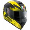 agv k3 sv multi glimpse helmet black yellow 1