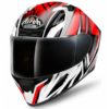 airoh valor conquer helmet black white red 800x800