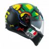 AGV K 3 SV Tartaruga Matt Black Yellow Green Full Face Helmet 3