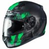 HJC CL 17 Arica MC4HSF Matt Black Grey Green Full Face Helmet