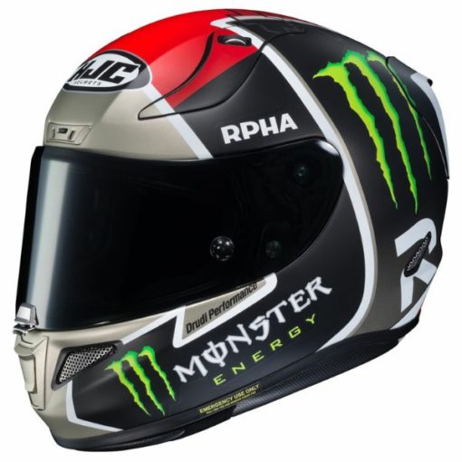 HJC RPHA 11 Jonas Folger Replica MC1SF Black White Red Silver Full Face Helmet