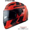 L22 FF328 Stream Evo Hunter Matt Fluorescent Orange Black Full Face Helmet 1