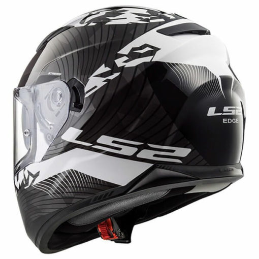 LS2 FF328 Stream Evo Hype Matt Black White Titanium Full Face Helmet 2