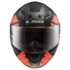 LS2 FF353 Rapid Deadbolt Matt Black Orange Full Face Helmet 2