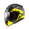 LS2 FF353 Rapid Deadbolt Matt Black Yellow Full Face Helmet