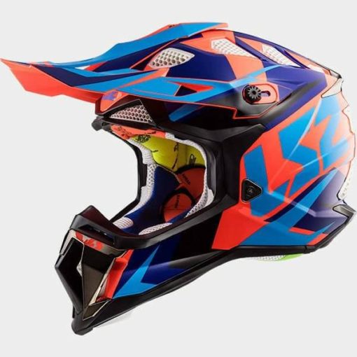 LS2 MX470 Subverter Nimble Black Blue Orange Full Face Helmet