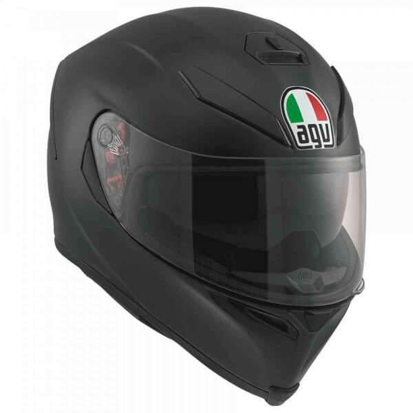 AGV K6 Minimal Full Face Motorcycle Helmet Gunmetal Black 