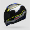 Bell Qualifier Torque Gloss Blue Fluorescent Yellow Fullface Helmet 2